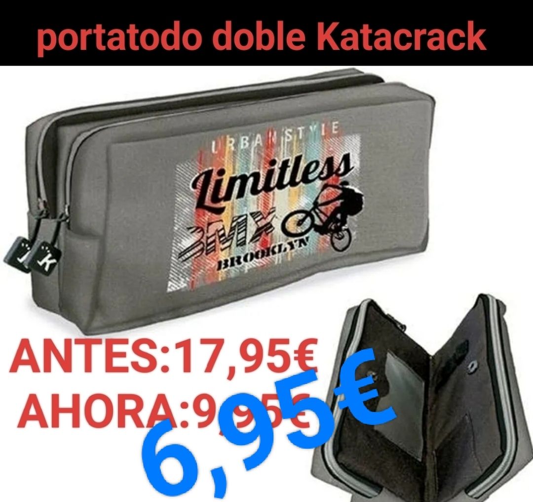 ESTUCHE PORTATODO DOBLE SENFORT KATACRACK URBAN STYLE BROOKLYN ESTUCHE PORTATODO DOBLE SENFORT KATACRACK URBAN STYLE BROOKLYN