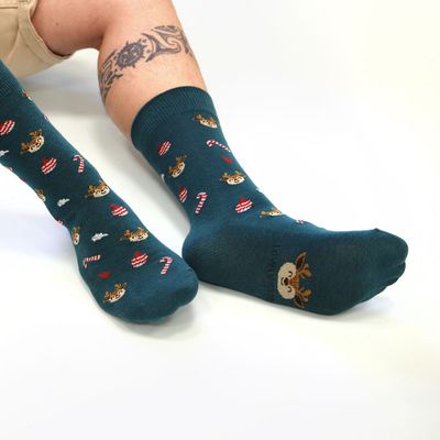 CALCETINES DE NAVIDAD LOVELY STORY RENOS Y BOLAS PARA EL ÁRBOL DE NAVIDAD CALCETINES DE NAVIDAD LOVELY STORY RENOS Y BOLAS PARA EL ÁRBOL DE NAVIDAD