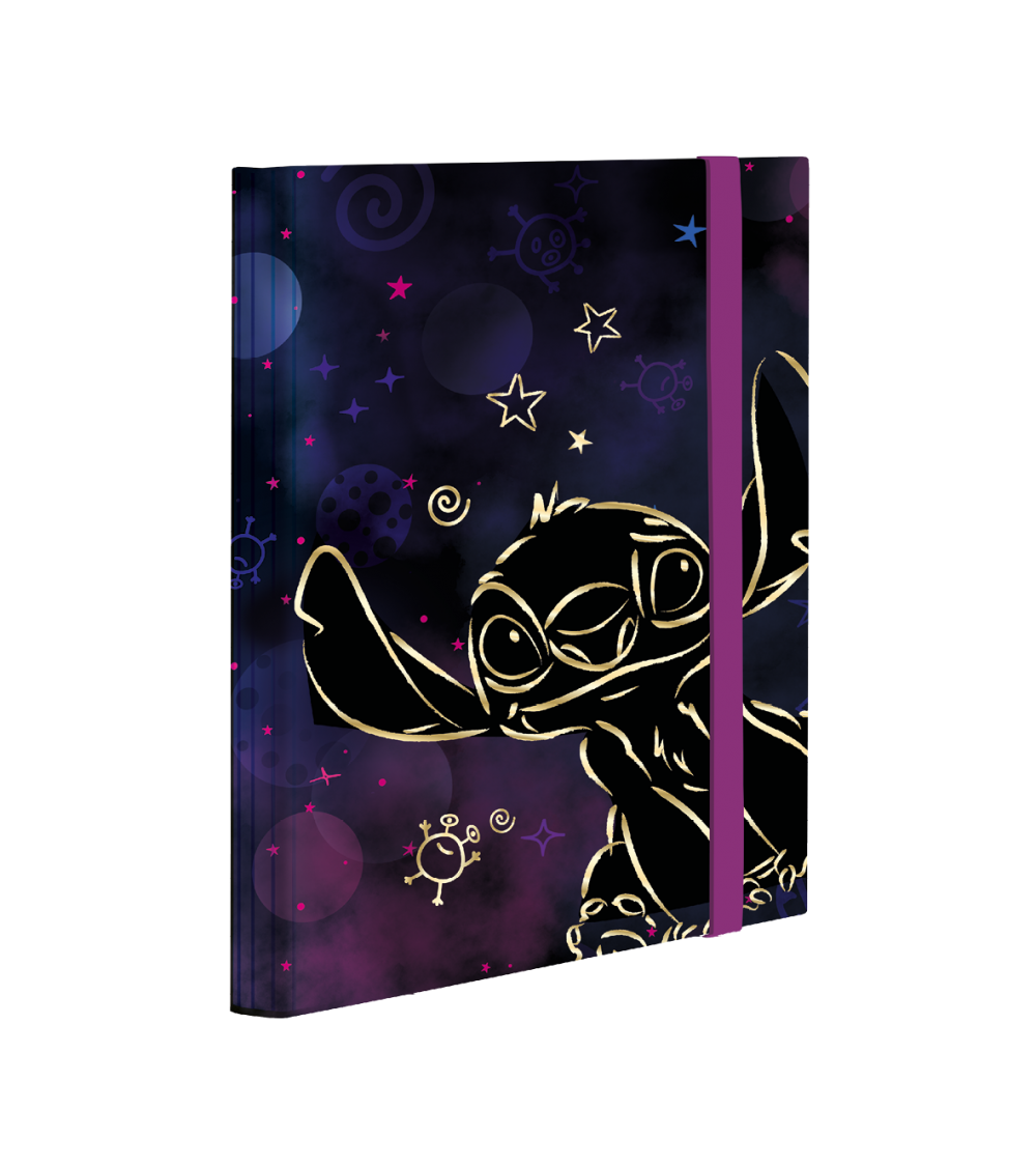 CARPETA STITCH GOLD A5 SOLAPAS CARTÓN RÍGIDO CARPETA STITCH GOLD A5 SOLAPAS CARTÓN RÍGIDO