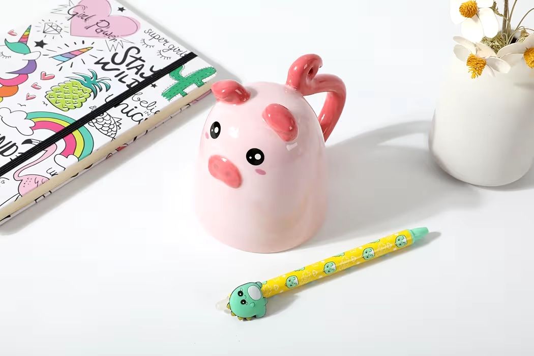 TAZA CERDITO INVERTIDO AL REVÉS I TOTAL UP & DOWN PIG MUG CERDO 