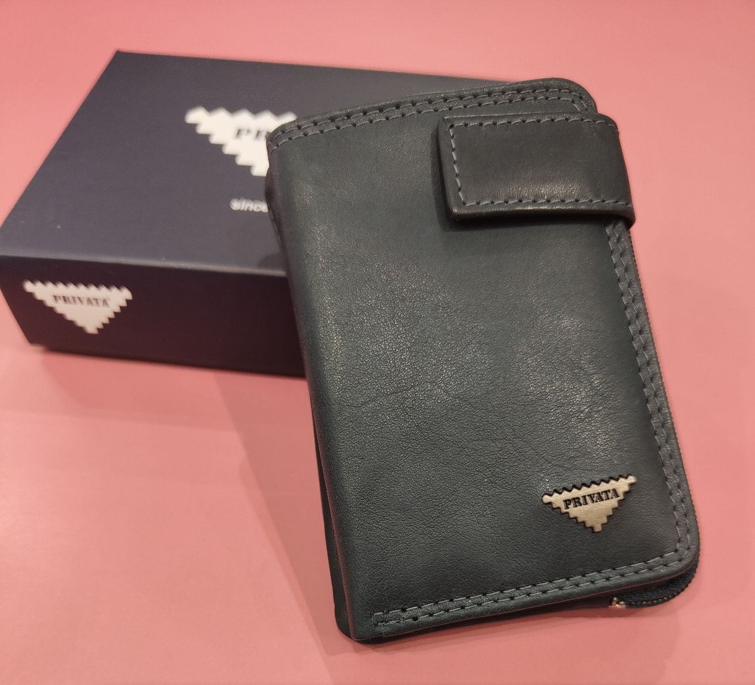 MINI BILLETERO TARJETERO PRIVATA AZUL MINI BILLETERO TARJETERO PRIVATA AZUL