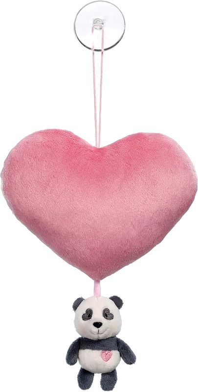 PELUCHE VENTOSA CORAZÓN CON PANDA NICI 