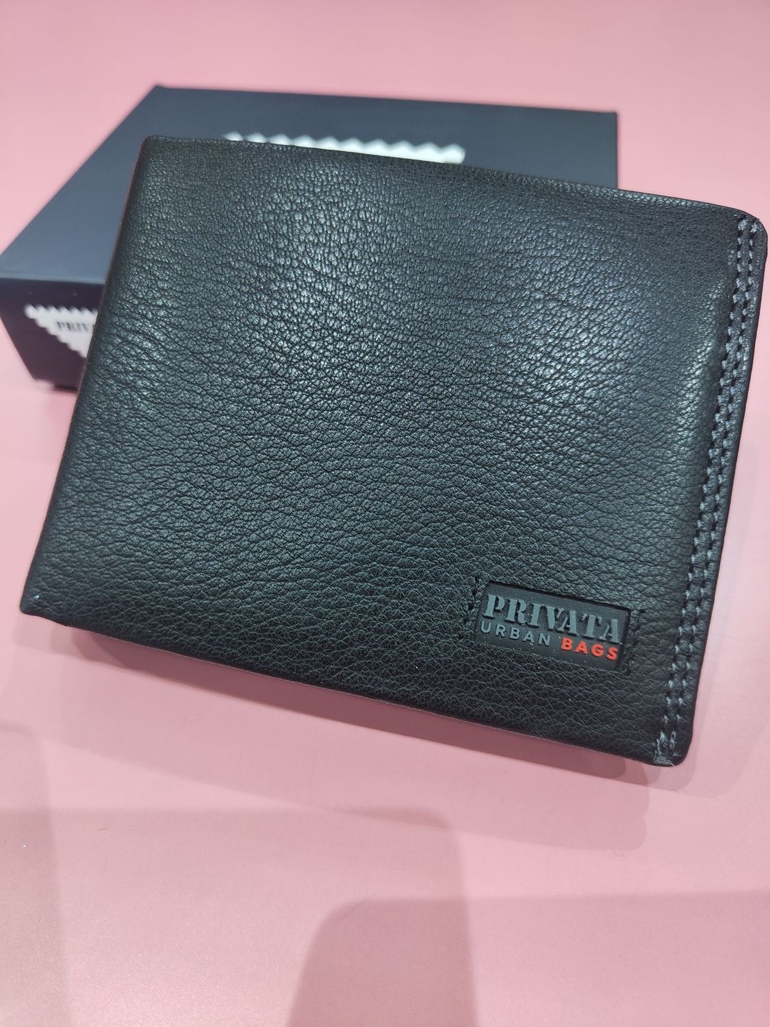 BILLETERO HOMBRE PIEL PRIVATA CARTERA APAISADA con monedero NEGRA BILLETERO HOMBRE PIEL PRIVATA CARTERA APAISADA con monedero NEGRA