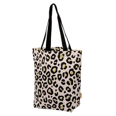 BOLSA COMPRA LEOPARDO SHOPPING CON BASE ANCHA 
