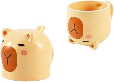 TAZA INVERTIDA CAPIBARA AL REVÉS FLIP I TOTAL UP & DOWN  CAPYBARA MUG INVERTIDO 