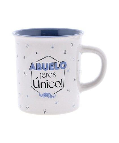 TAZA ABUELO ERES ÚNICO VINTAGE familia LOVELY STORY MUG GRANDE 