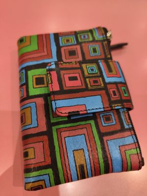 BILLETERO MUJER PEQUEÑO CUADROS BELMONTE MULTICOLOR REBAJAS 