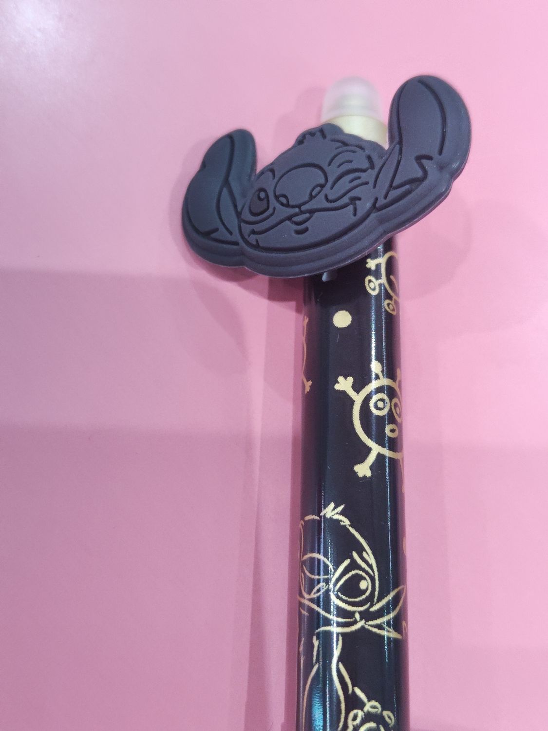 BOLÍGRAFO BORRABLE STITCH BLACK NEGRO DISNEY tinta azul 