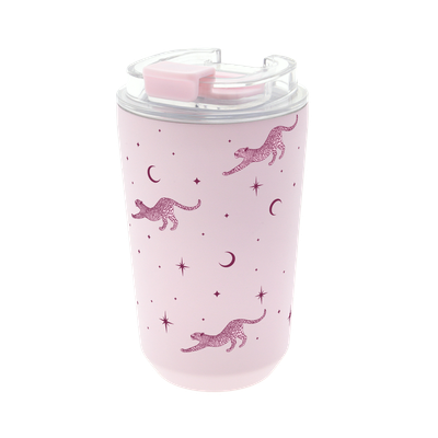 VASO TÉRMICO LEOPARDO ROSA LOVELY STORY 400 ML ACERO INOXIDABLE Y CERÁMICA TAZA DE VIAJE VASO TÉRMICO LEOPARDO ROSA LOVELY STORY 400 ML ACERO INOXIDABLE Y CERÁMICA TAZA DE VIAJE