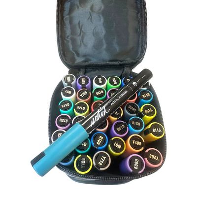 ROTULADORES ACRÍLICOS ALEX BOG 36 COLORES ESTUCHE MALETÍN REBAJAS 