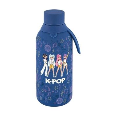 BOTELLA TÉRMICA K-POP 500 ML ACERO INOXIDABLE LOVELY STORY CON DOBLE TAPÓN Y CERÁMICA INTERIOR BOTELLA TÉRMICA K-POP 500 ML ACERO INOXIDABLE LOVELY STORY CON DOBLE TAPÓN Y CERÁMICA INTERIOR