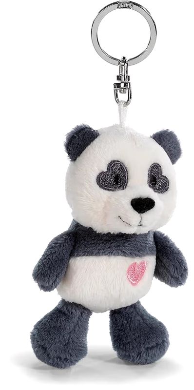 LLAVERO PELUCHE OSO PANDA LOVE CON CORAZÓN NICI ENAMORADOS SAN 