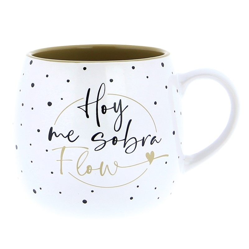 TAZA OVALADA HOY ME SOBRA FLOW TAZÓN LOVELY STORY 