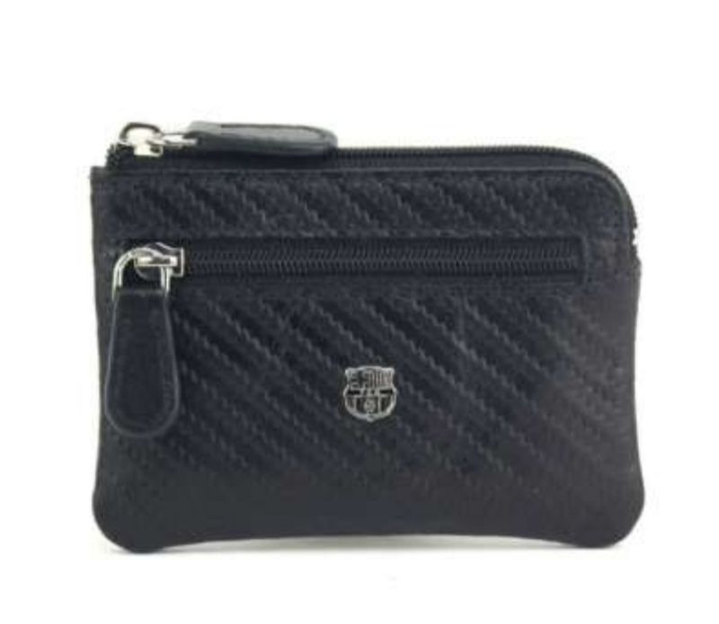 PORTAMONEDAS BARÇA PIEL SAMITIER FC BARCELONA NEGRO 