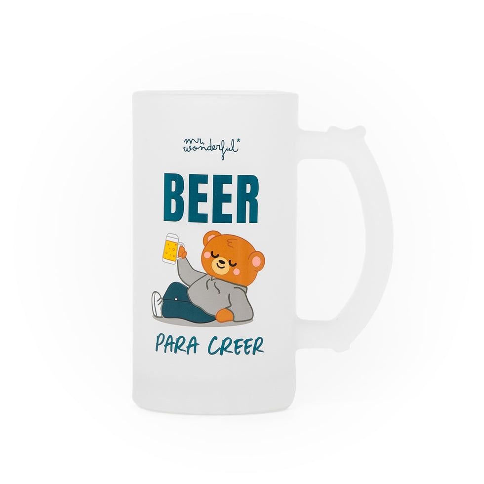 JARRA CERVEZA MR WONDERFUL BEER PARA CREER