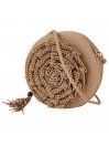 BOLSO BANDOLERA RAFIA LOIS BORAH NATURAL CAMEL 