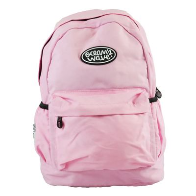 MOCHILA TENDENCIA ROSA PASTEL LISA OCEAN'S WAVE MOCHILA TENDENCIA ROSA PASTEL LISA OCEAN'S WAVE