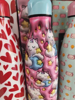 BOTELLA TÉRMICA UNICORNIO I DRINK 500ml acero inoxidable BOTELLA TÉRMICA UNICORNIO I DRINK 500ml acero inoxidable