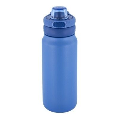 BOTELLA TÉRMICA SPORT AZUL LISA 750 ML AUREA ACERO INOXIDABLE Y CERÁMICA 
