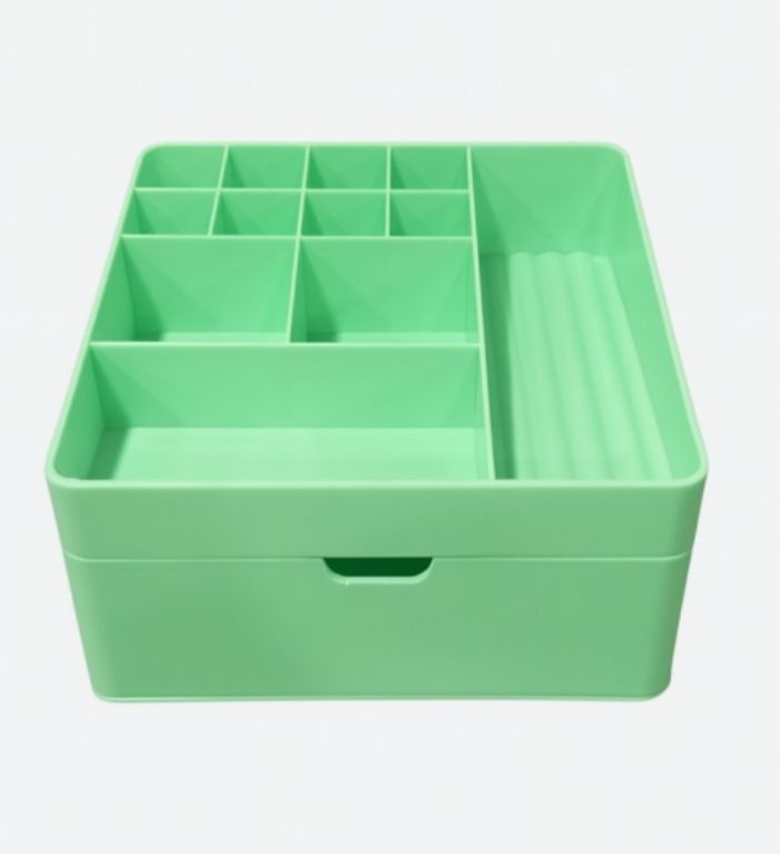 ORGANIZADOR MAQUILLAJE I TOTAL VERDE PASTEL 