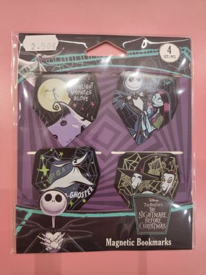 PUNTOS DE LIBRO MAGNÉTICOS PESADILLA ANTES DE NAVIDAD COOLPACK PACK 4 