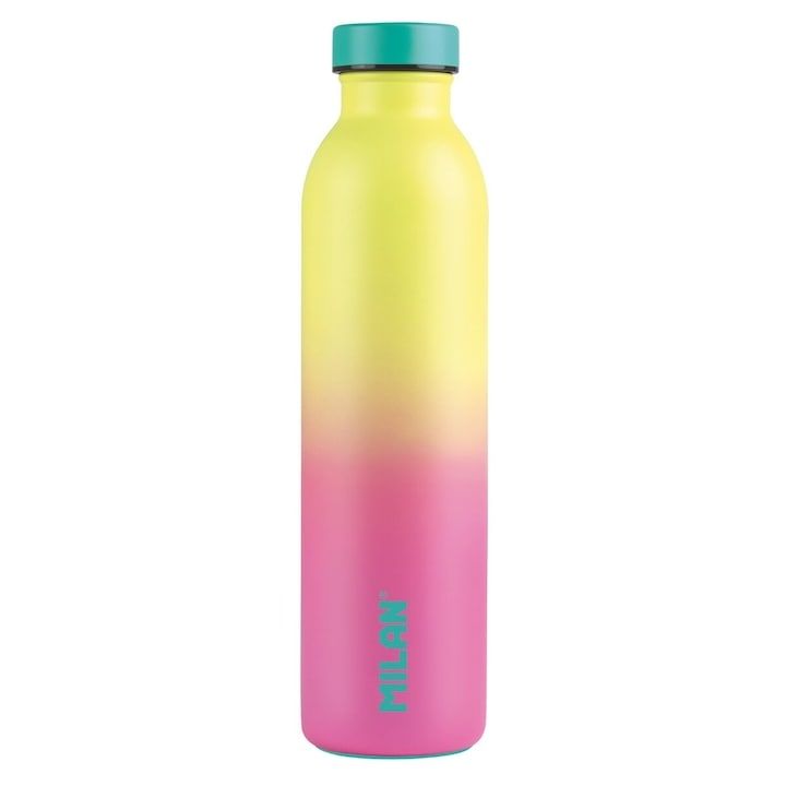 BOTELLA TÉRMICA MILAN 591 ml Sunset rosa y amarilla ACERO INOXIDABLE BOTELLA TÉRMICA MILAN 591 ml Sunset rosa y amarilla ACERO INOXIDABLE