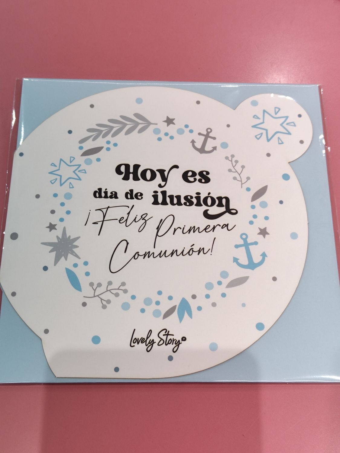 TARJETA FELICITACIÓN COMUNIÓN POSTAL LOVELY STORY TARJETA FELICITACIÓN COMUNIÓN POSTAL LOVELY STORY