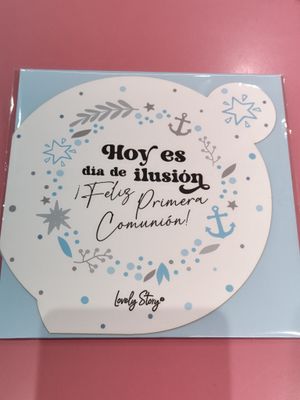 TARJETA FELICITACIÓN COMUNIÓN POSTAL LOVELY STORY TARJETA FELICITACIÓN COMUNIÓN POSTAL LOVELY STORY