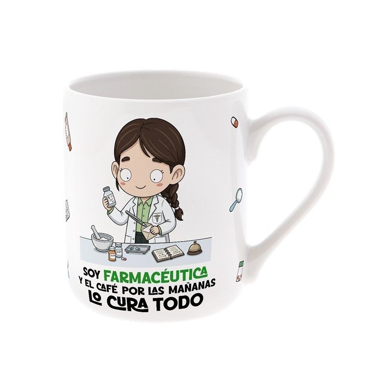 TAZA FARMACÉUTICA PROFESIONES MALASAÑA MUG 330 ML