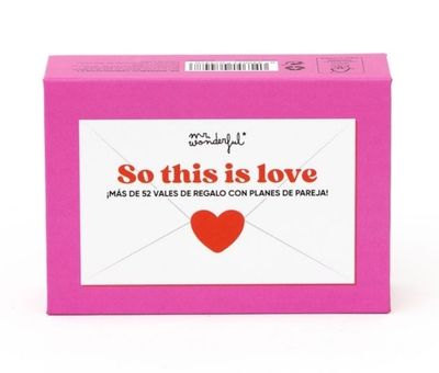 VALES POR... MR WONDERFUL VALES PARA PAREJAS SET ROMÁNTICO ESPECIAL SAN VALENTÍN 