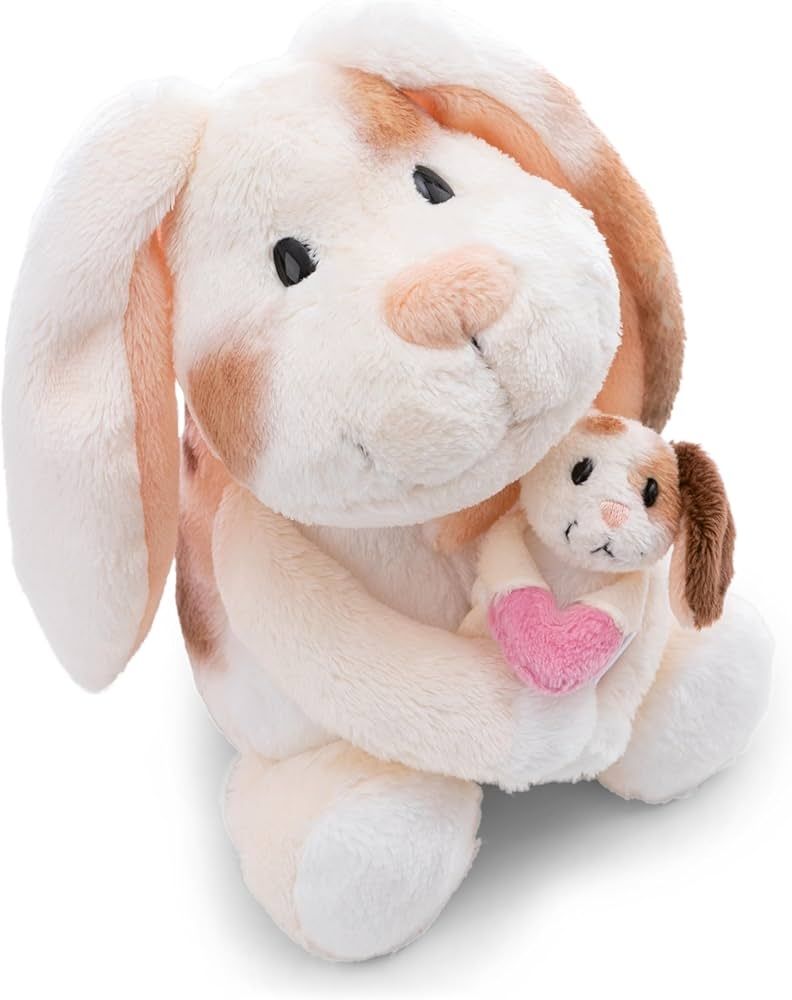 PELUCHE CONEJO CON CRÍA NICI PELUCHE CON BEBÉ 