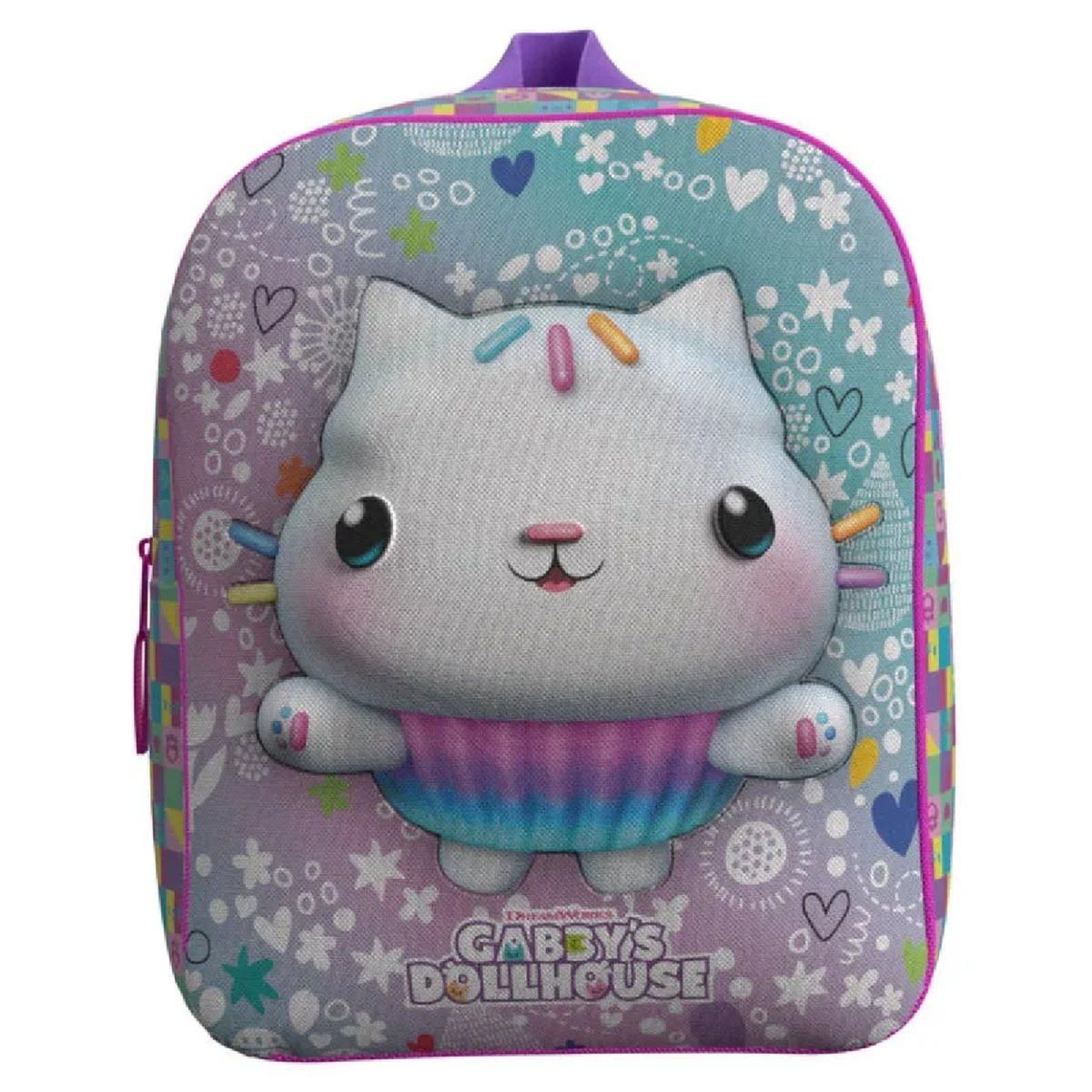 MOCHILA INFANTIL GABBY'S DOLLHOUSE MUFFIN 3D GATO MOCHILA INFANTIL GABBY'S DOLLHOUSE MUFFIN 3D GATO