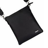 BOLSO PLANO BANDOLERA MUJER BIWO NEGRO 
