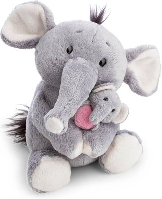 PELUCHE ELEFANTE CON CRÍA NICI PELUCHE CON BEBÉ 