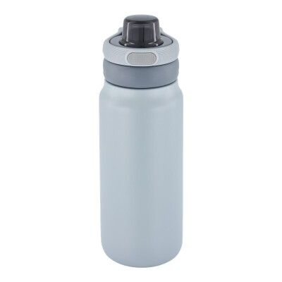 BOTELLA TÉRMICA SPORT GRIS LISA 750 ML AUREA ACERO INOXIDABLE Y CERÁMICA 