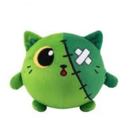 SQUISHY GATO VERDE I TOTAL PELUCHE ANTIESTRÉS BLANDITO 