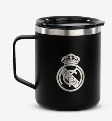 TAZA TÉRMICA REAL MADRID 400 ML. ACERO INOXIDABLE ESCUDO TAZA TÉRMICA REAL MADRID 400 ML. ACERO INOXIDABLE ESCUDO