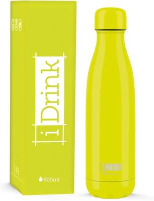 BOTELLA TÉRMICA AMARILLO I DRINK 500ml acero inoxidable 
