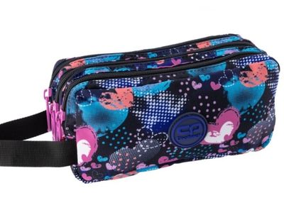 ESTUCHE TRIPLE COOLPACK CORAZONES HEARTS portatodo PRIMUS 