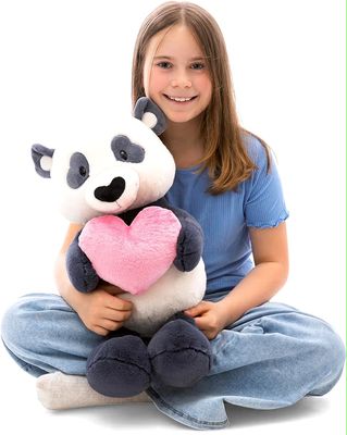 PELUCHE OSO PANDA LOVE CON CORAZÓN 50 CM ROMÁNTICO ENAMORADOS SAN VALENTÍN 