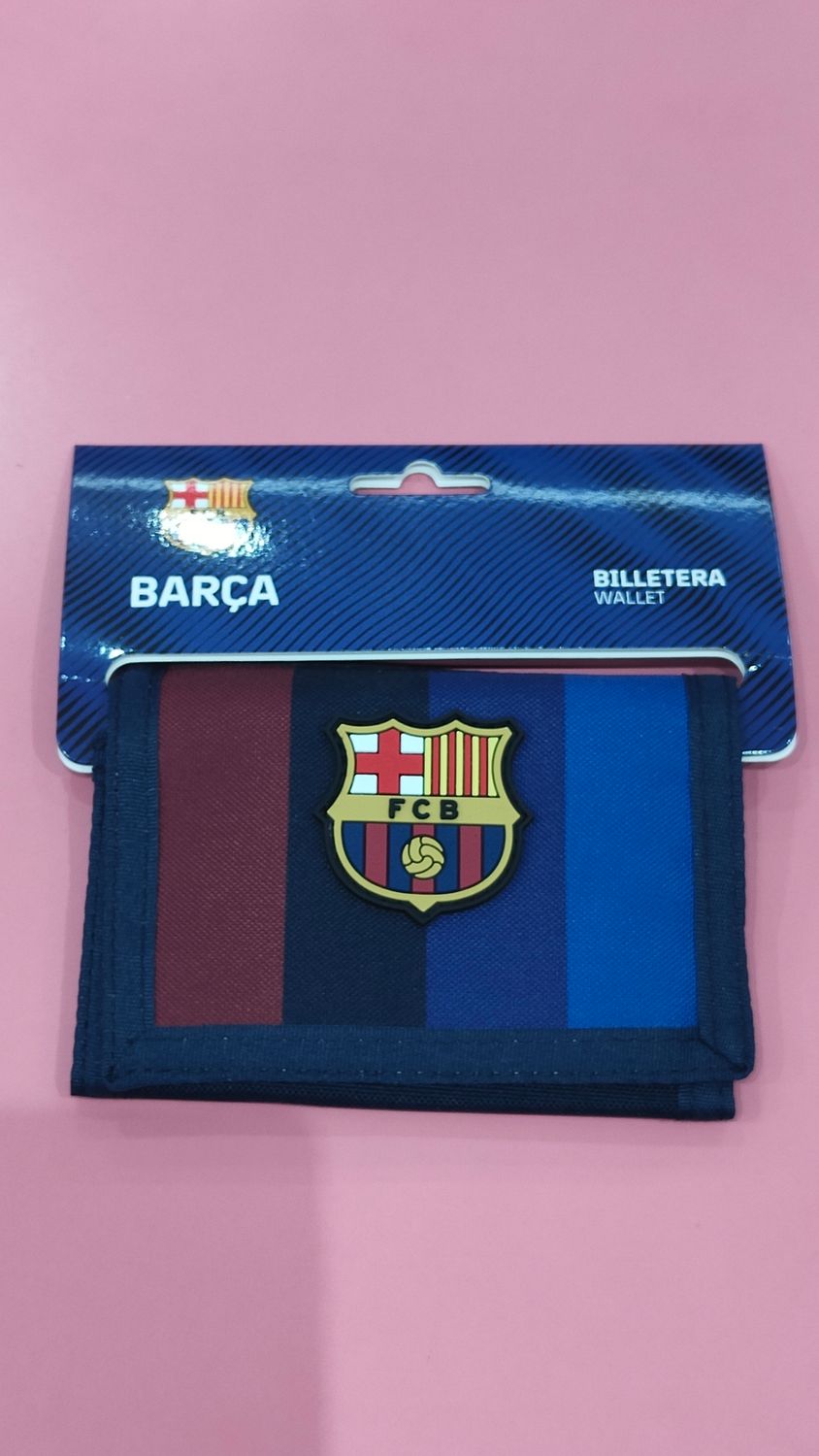 CARTERA BILLETERA VELCRO BARÇA SAFTA nueva 2026 juvenil FC Barcelona velcro CARTERA BILLETERA VELCRO BARÇA SAFTA nueva 2026 juvenil FC Barcelona velcro