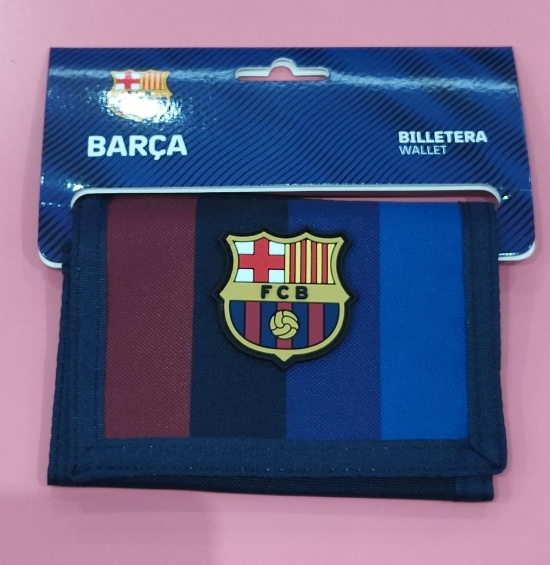 CARTERA BILLETERA VELCRO BARÇA SAFTA nueva 2026 juvenil FC Barcelona velcro CARTERA BILLETERA VELCRO BARÇA SAFTA nueva 2026 juvenil FC Barcelona velcro