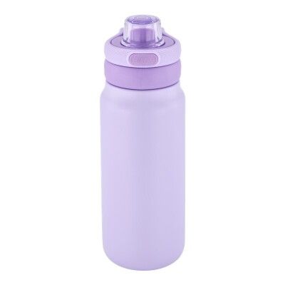 BOTELLA TÉRMICA SPORT LILA LISA 750 ML. ACERO INOXIDABLE Y CERÁMICA 
