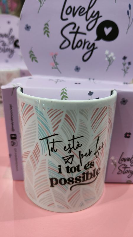 TASSA TOT ÉS POSSIBLE LOVELY STORY CATALÀ TAZA EN CATALÁN 