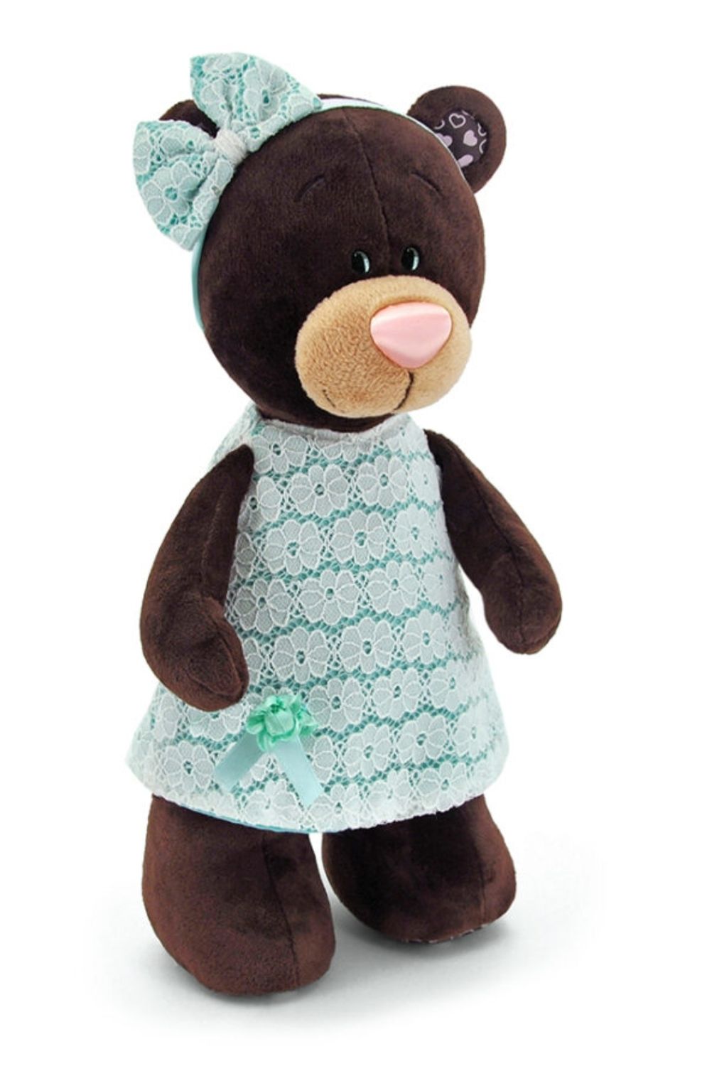 PELUCHE OSITA VESTIDA ROMÁNTICA ENAMORADOS OSO SAN VALENTÍN 