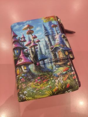 BILLETERO MUJER PEQUEÑO FANTASÍA  CARTERA DE PIEL BELMONTE MULTICOLOR 