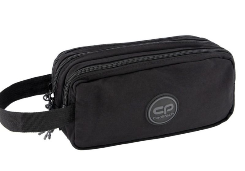ESTUCHE PORTATODO TRIPLE PRIMUS NEGRO TRES CREMALLERAS 