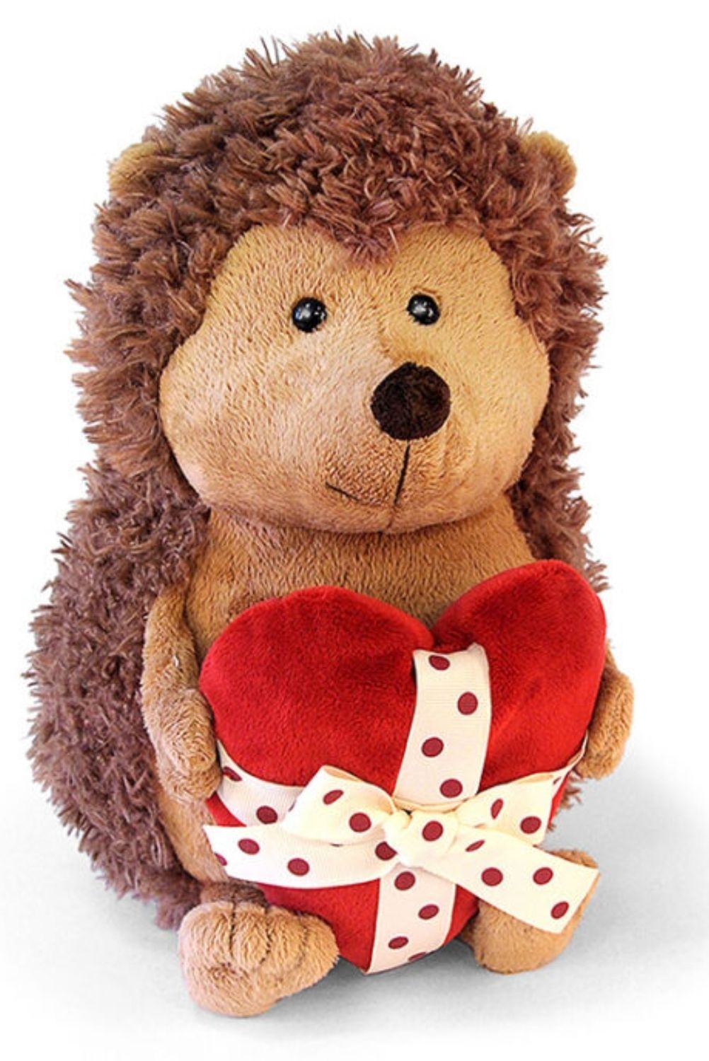 ERIZO PELUCHE CON CORAZÓN 20 CM ROMÁNTICO ENAMORADOS SAN VALENTÍN 