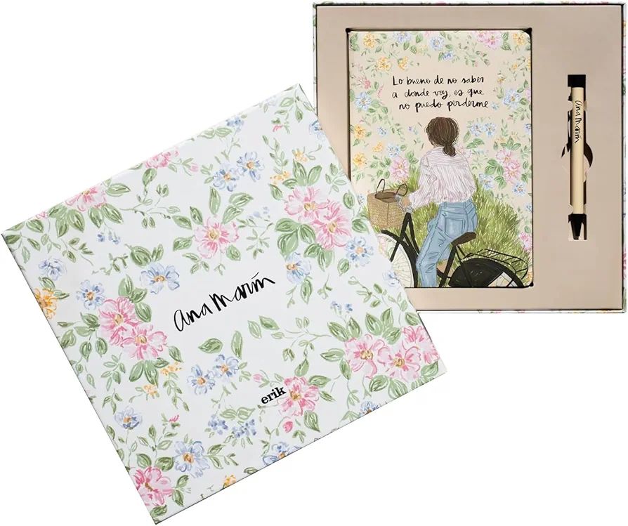 CUADERNO PREMIUM FRASES ANA MARÍN CON BOLÍGRAFO 