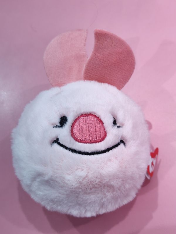 PELOTA PELUCHE TY PIGLET CERDITO DE WINNIE THE POOH BALLONS  PELOTA SALTARINA BEANIE BOUNCER GILBERT 